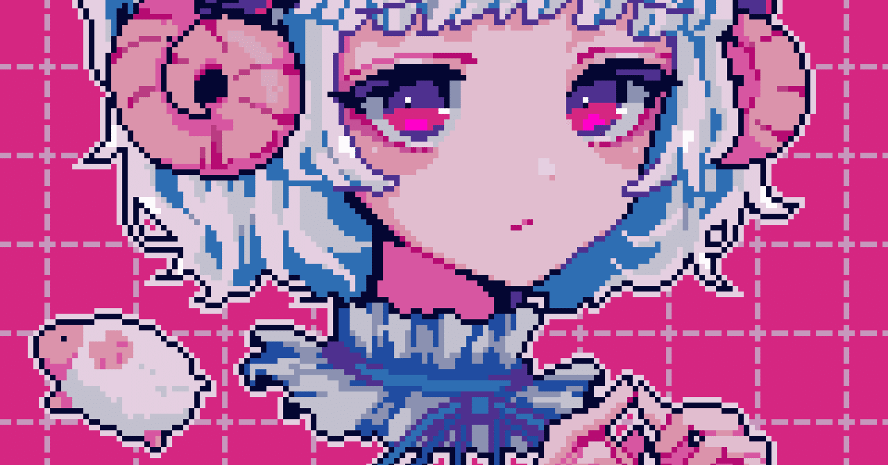 ドット絵の制作過程とこだわり｜キュアもと