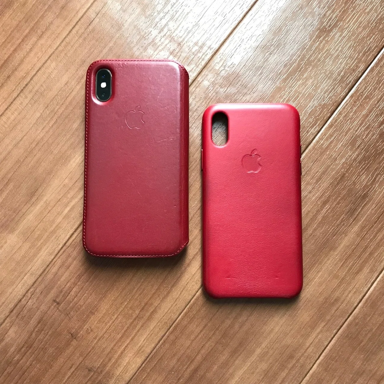 iPhone XS レザーフォリオ｜ねこさん