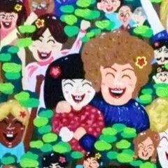 100号の大作② 人生初の大作 山を越えて｜ハッピー太陽画家小楠アキコ