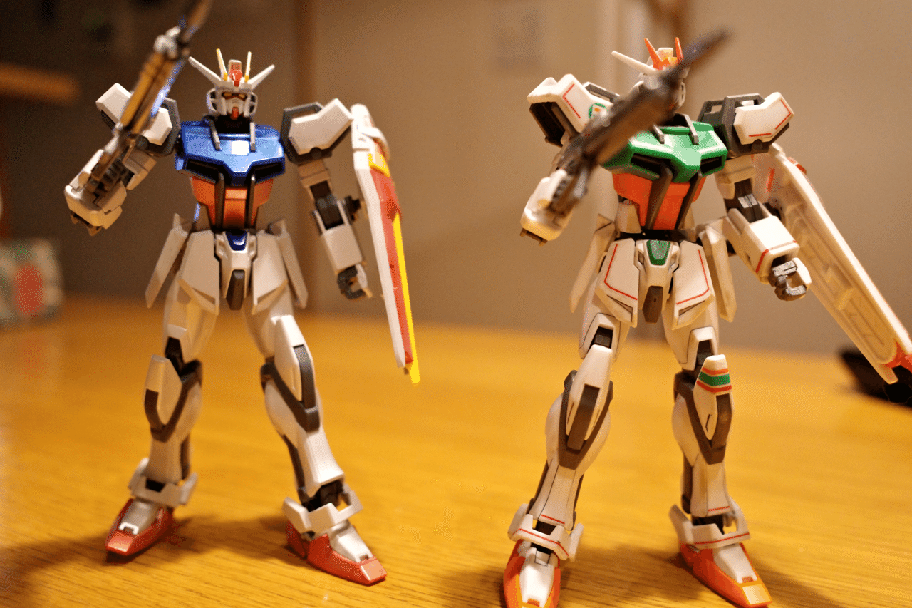 2体のストライクガンダム完成！｜phantasien