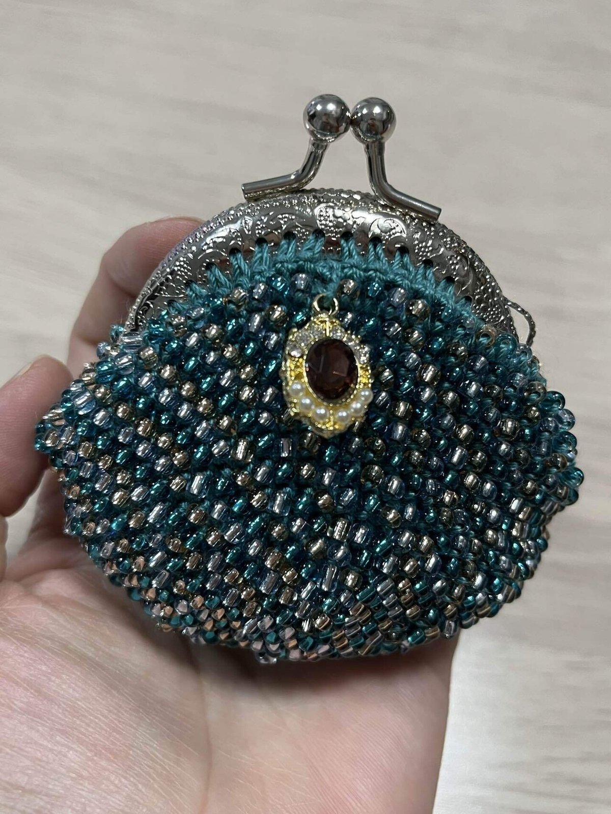 がま口 ハンドメイド ビーズ 貧しかっ ⁑28