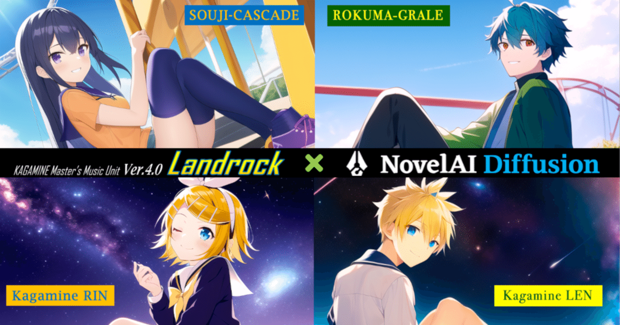 Novelai Diffusionで鏡音リン レンとlandrockオリキャラを描いてみた Landrock Note Novelai Diffusionで鏡音リン レンとlandrockオリキャラを描いてみた Landrock Note