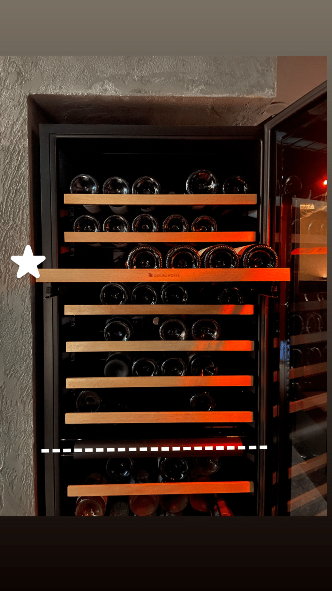 ワインセラーの収納場所について🍷｜YAKINIKU MARUUSHI銀座本店