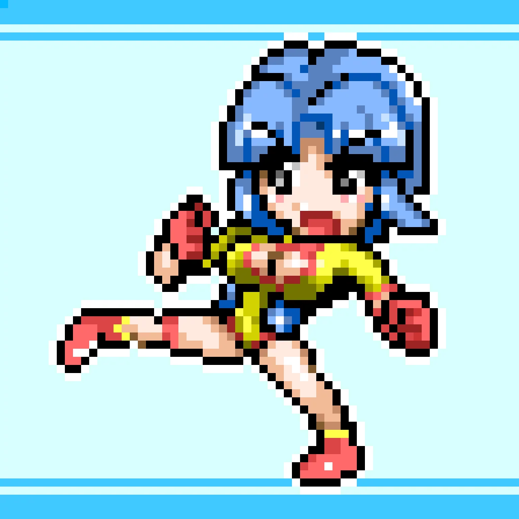 Tips for creating fighting game-style attack animations in pixel art｜ちもん