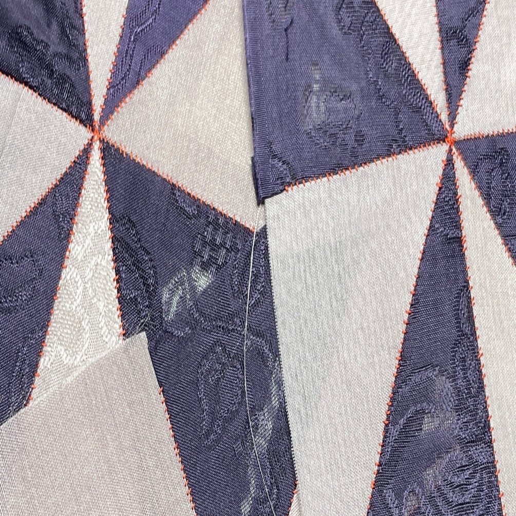 ポジャギ制作過程】直角三角形＆風車模様 ポジャギ縫い始めました