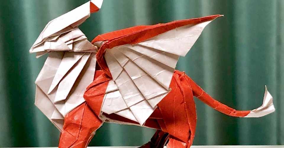 至高のおりがみ 難度5オーバーの グリフォン に挑戦 感想とポイント解説 まさにぃ Note