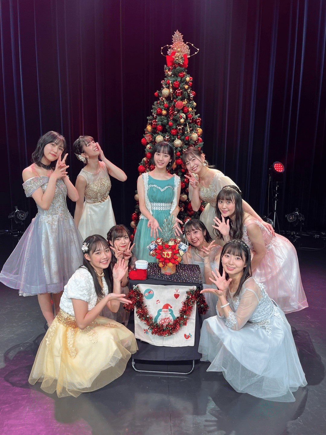 譜久村 飯窪 石田 佐藤 小田 野中 牧野 クリスマスイベント ピンポス