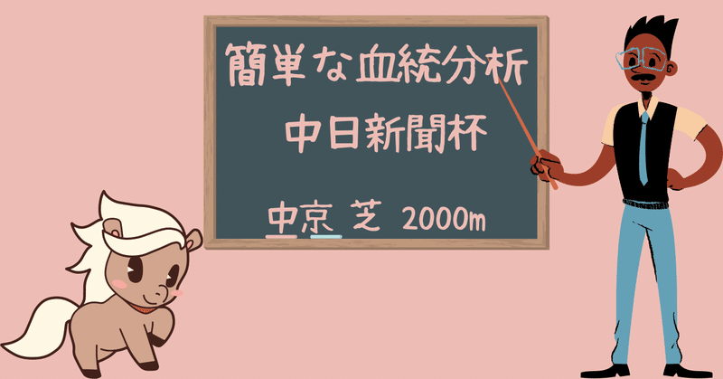 2022年中日新聞杯の簡単な血統分析