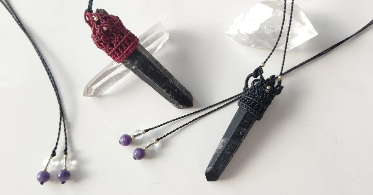 もののけ姫のペンダント(黒曜石じゃないver)|石野