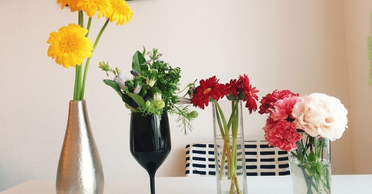 花瓶１万円ぶん買ったので 妄想で花を活ける 七志野さんかく Note