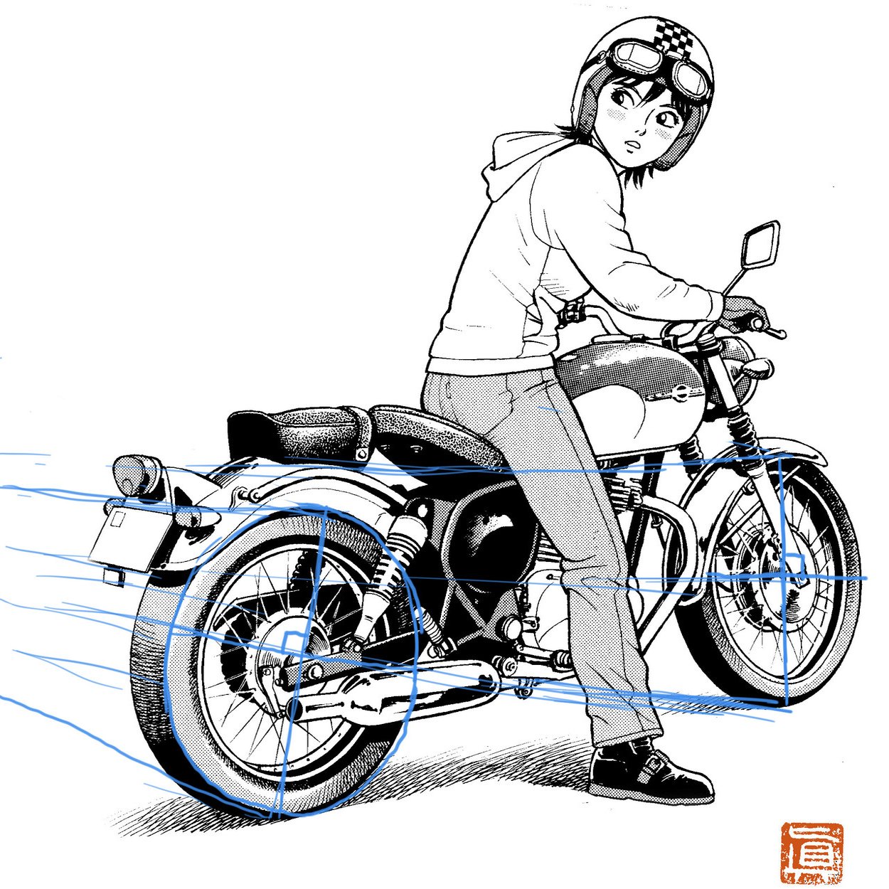 ランボー 怒りのバイクの描き方 窪田真二 Note