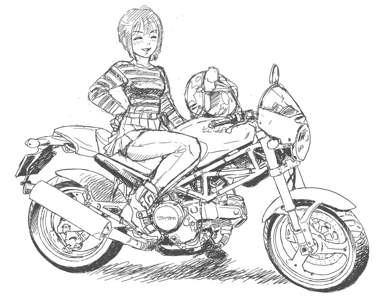 ランボー 怒りのバイクの描き方 窪田真二 Note