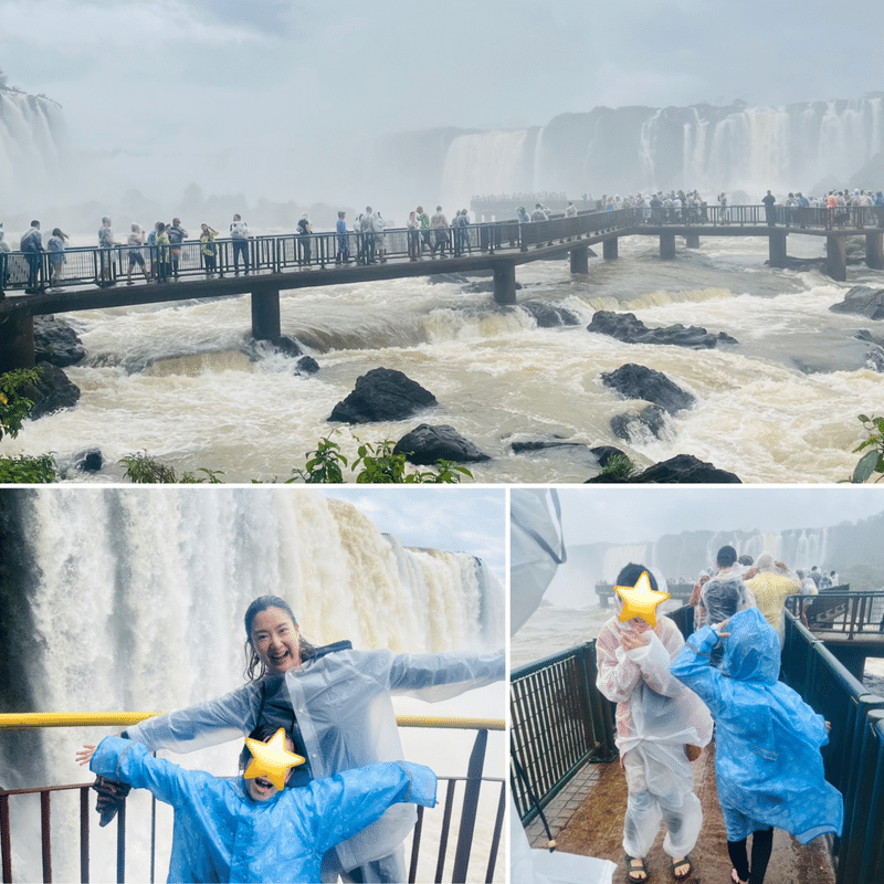 イグアスの滝、ブラジル側の展望橋