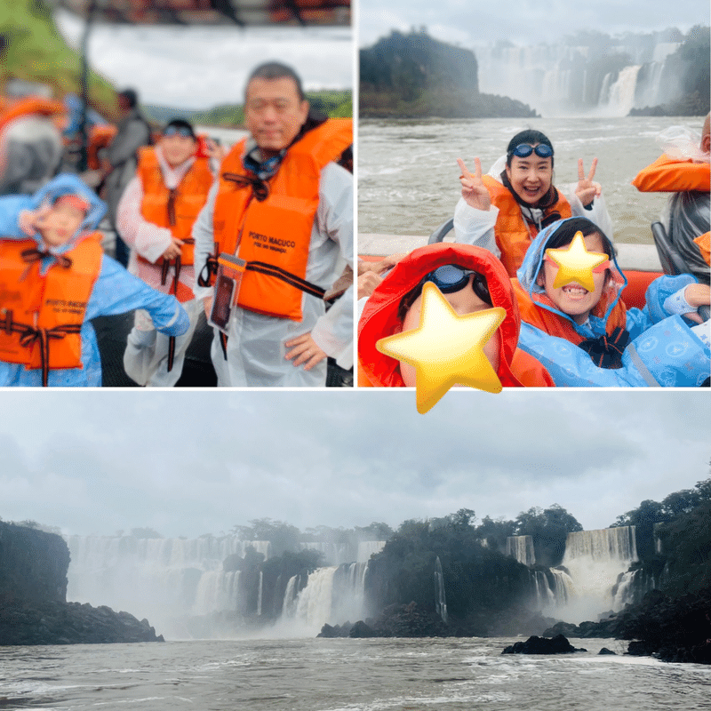 画像イグアスの滝、ブラジルの滝接近ツアーの様子