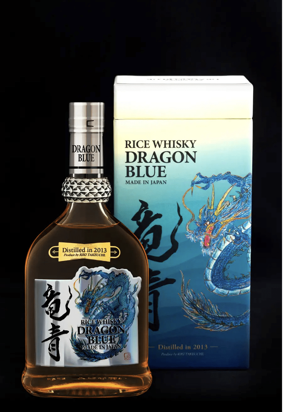 ライスウイスキー「DRAGON BLUE」新発売 俳優・映画