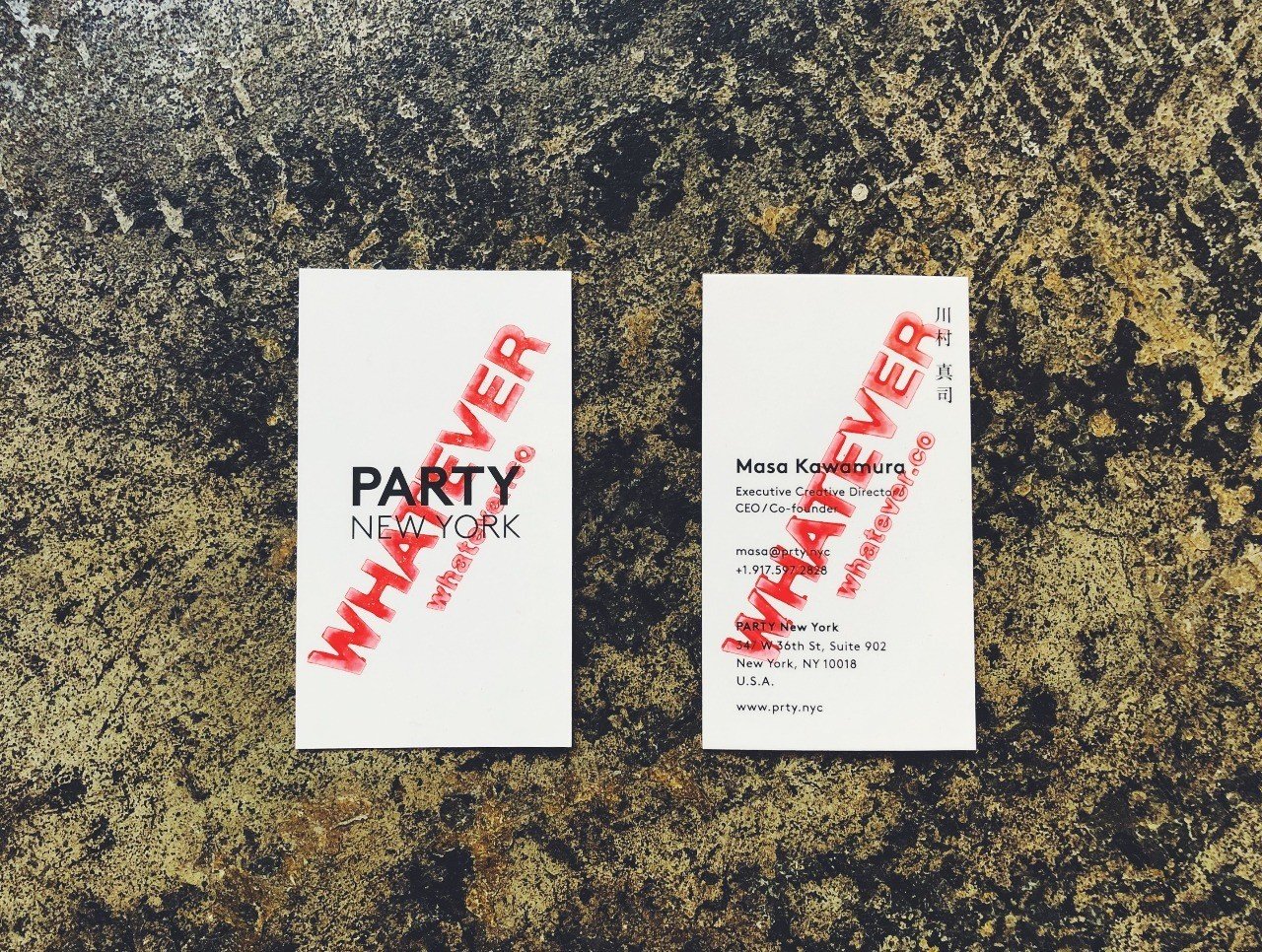 Party S Over But Whatever 川村真司 Masashi Kawamura Note Party S Over But Whatever 川村真司 Masashi Kawamura Note