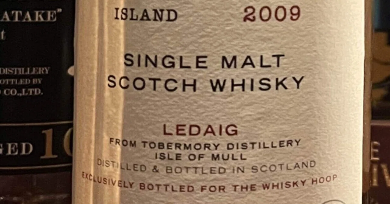 Ledaig 11y 2009-2021 55.9% BB&R for The Whisky Hoop｜今日も 