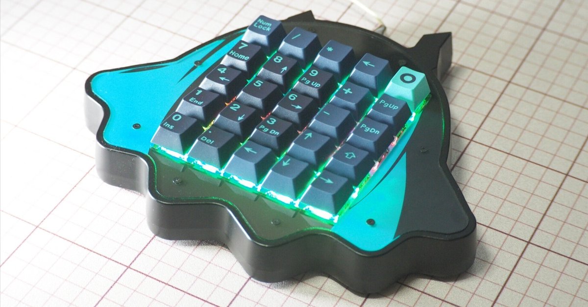 推しVtuberをモチーフにしたキーボードを作った話｜まーびい