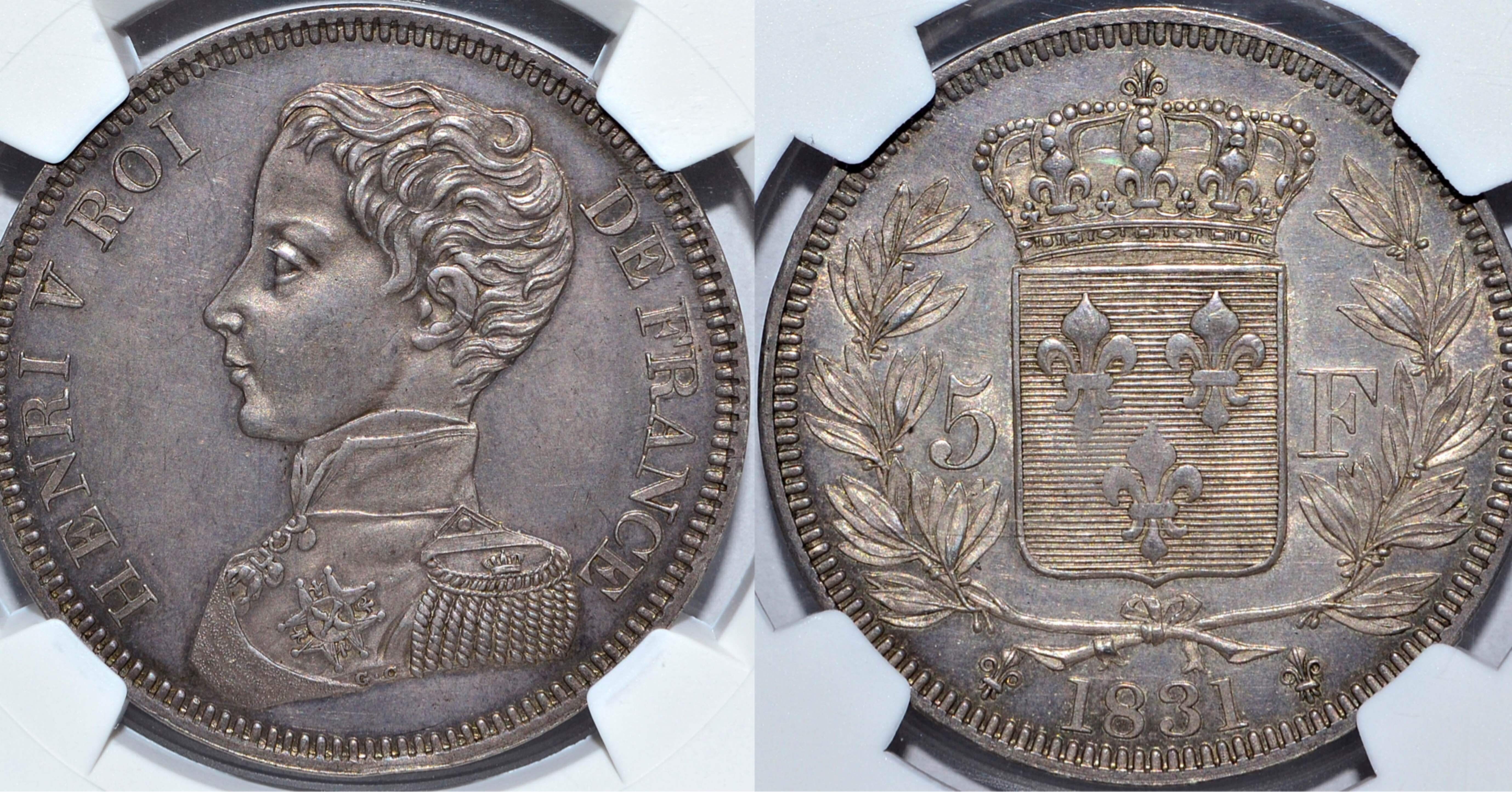 1807年イタリアエトルリア王国 10リラ銀貨フィレンツェブルボン家シャルルルイ 10 Lire - Charles Louis (2nd type) - Grand Duchy of Tuscany – Numista