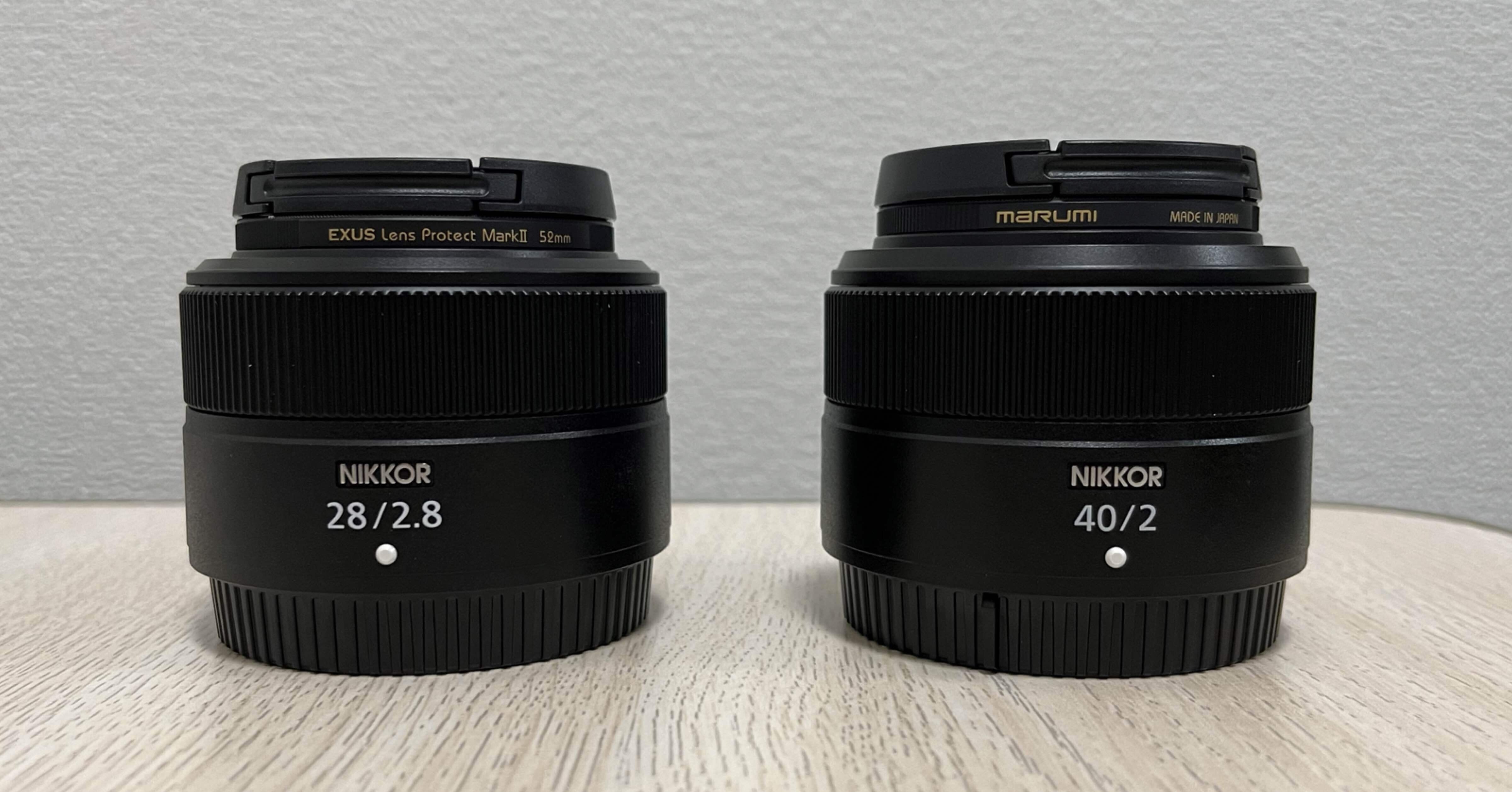 Nikon z 40mm 28mm SEレンズセット ニコン Z マウントシステム」対応の小型・軽量単焦点レンズ「NIKKOR Z
