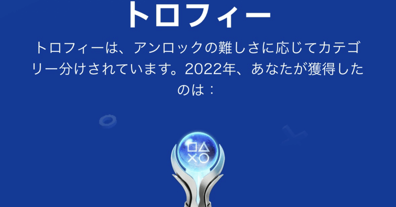 【あなたのPlayStation】2022年版を見て振り返る