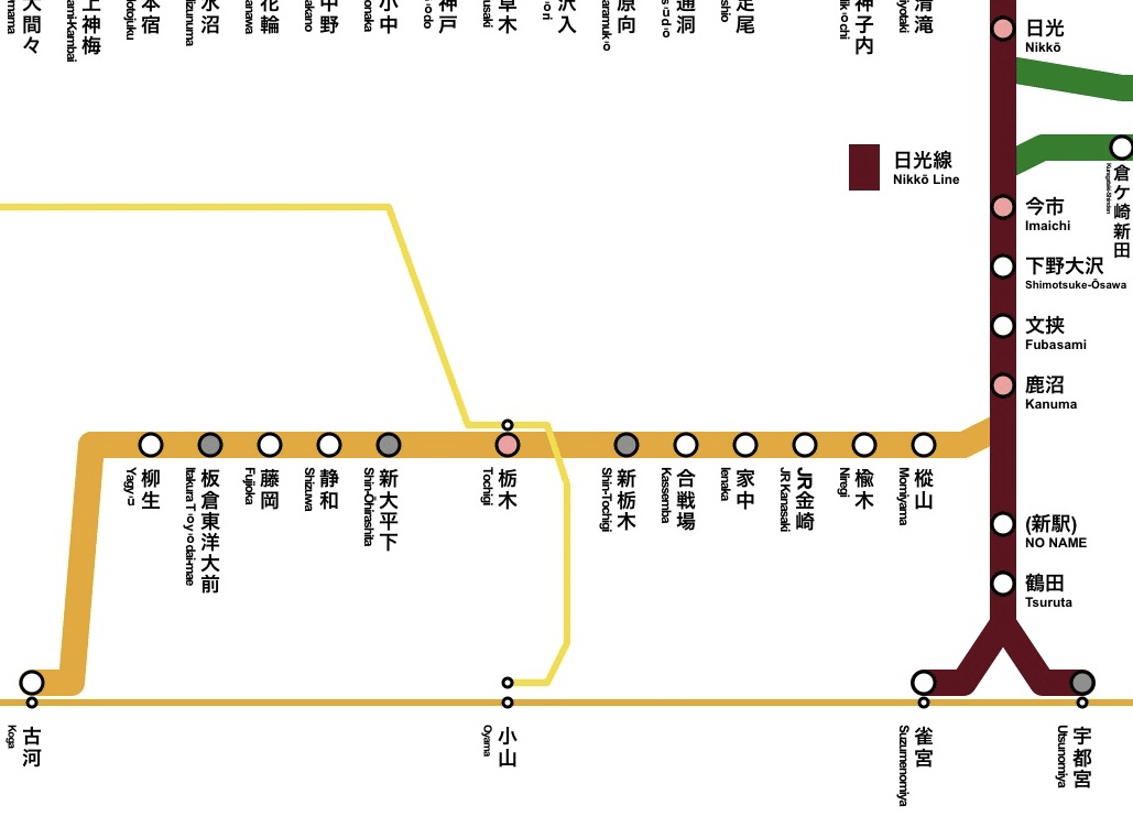 路線図制作報告③-国鉄日光•鬼怒川•会津地区の未成線を復活 路線図制作報告③-国鉄日光•鬼怒川•会津地区の未成線を復活