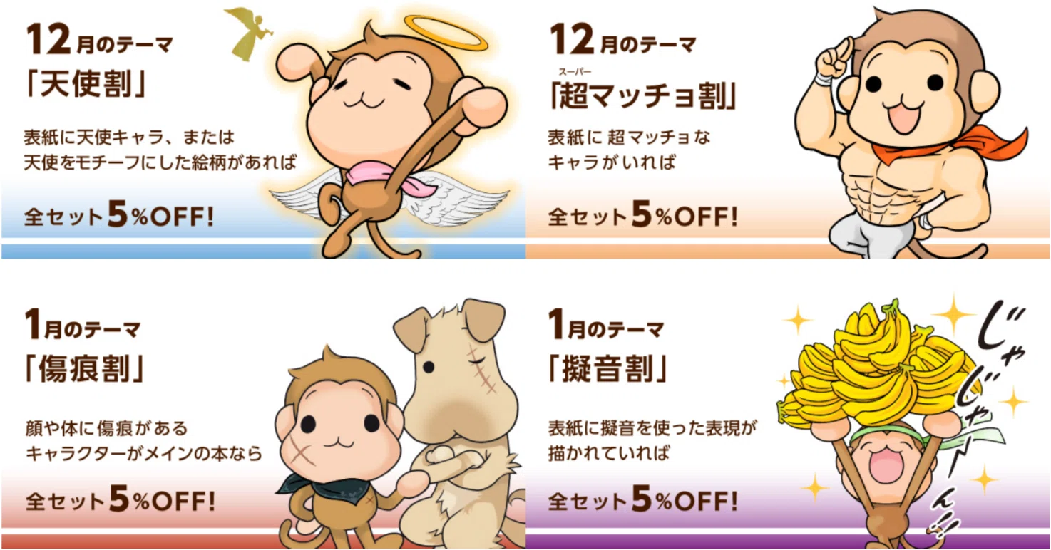 ちょっとおトクに本が作れる『月替わり割』を決めるまでー同人誌印刷所