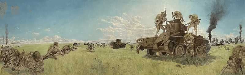 藤田嗣治《哈爾哈河畔之戦闘》と戦車道路｜加藤真史