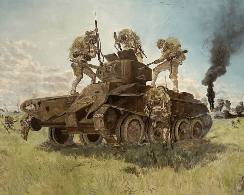 藤田嗣治《哈爾哈河畔之戦闘》と戦車道路｜加藤真史