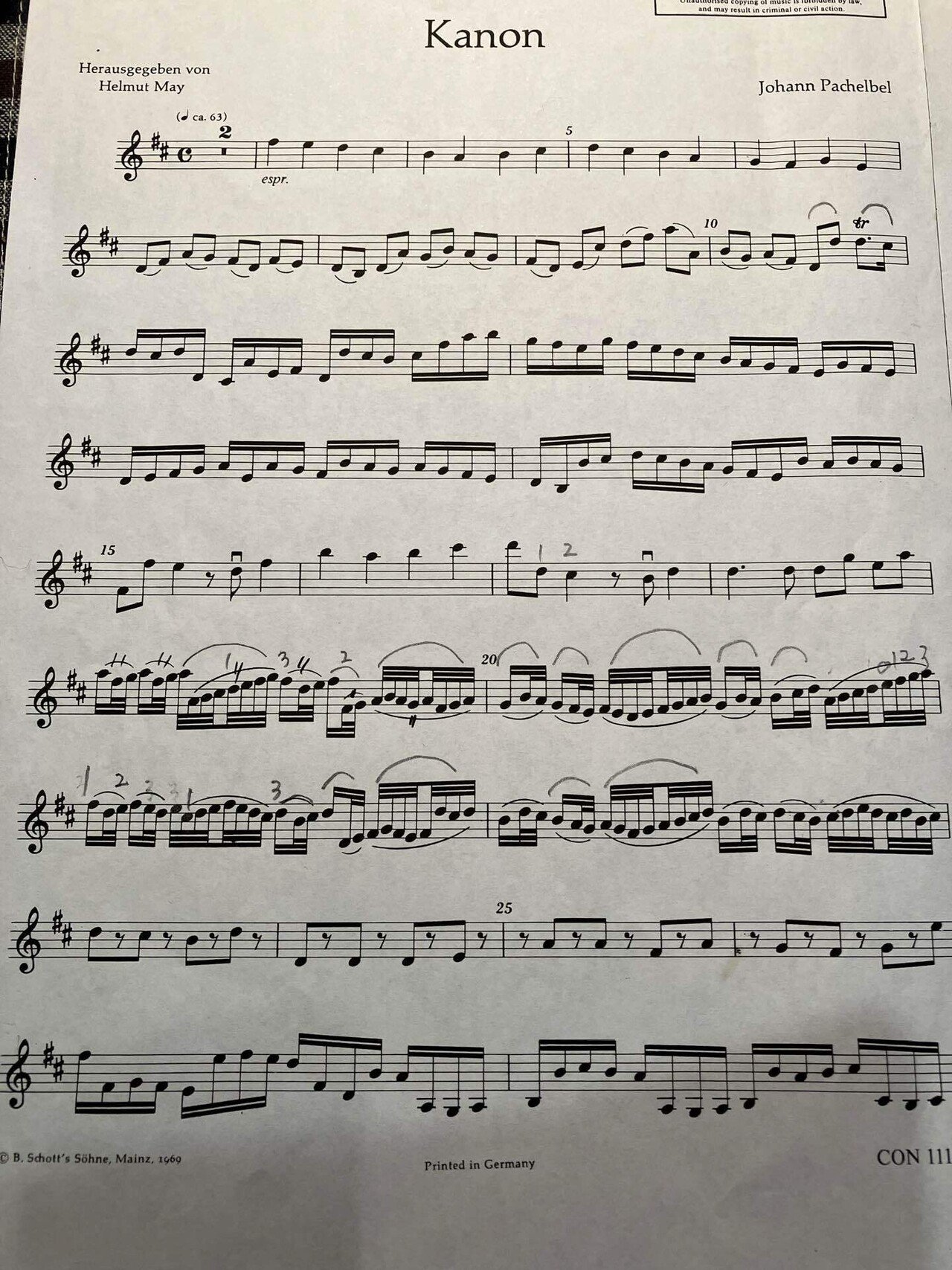 ヴァイオリン演奏「パッヘルベルのカノン」／1人で3重奏やってみた