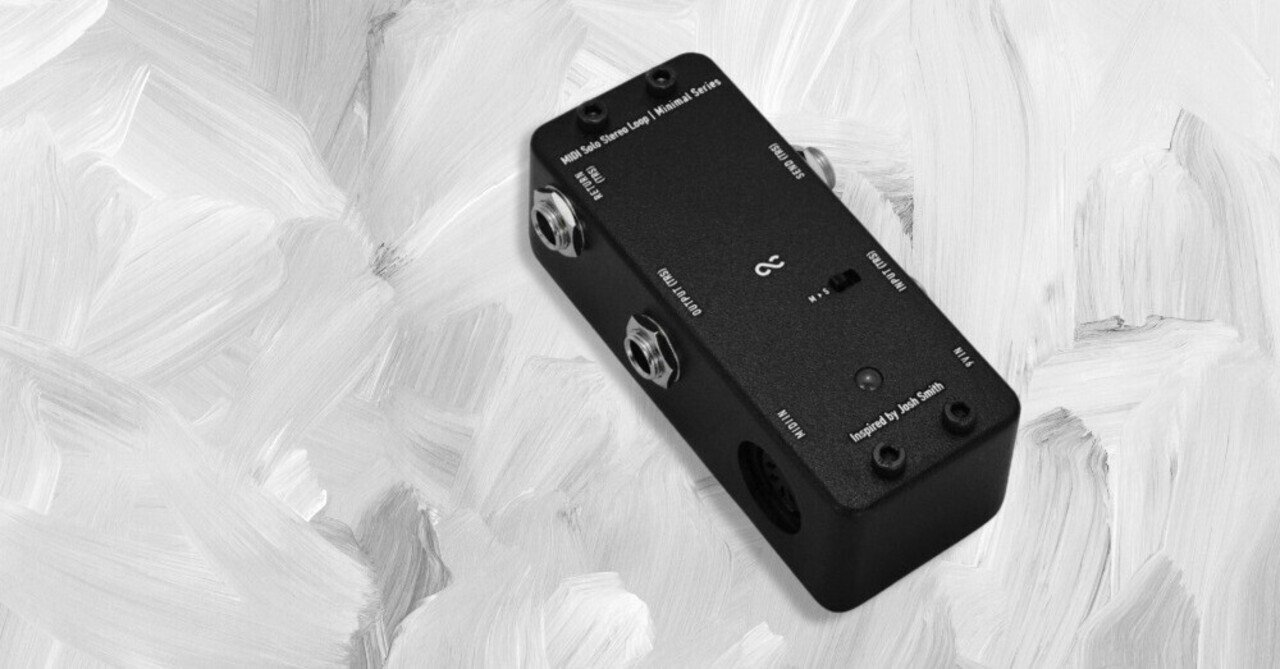 ミニサイズ、MIDI制御のステレオ1LOOP、One Control Minimal Series