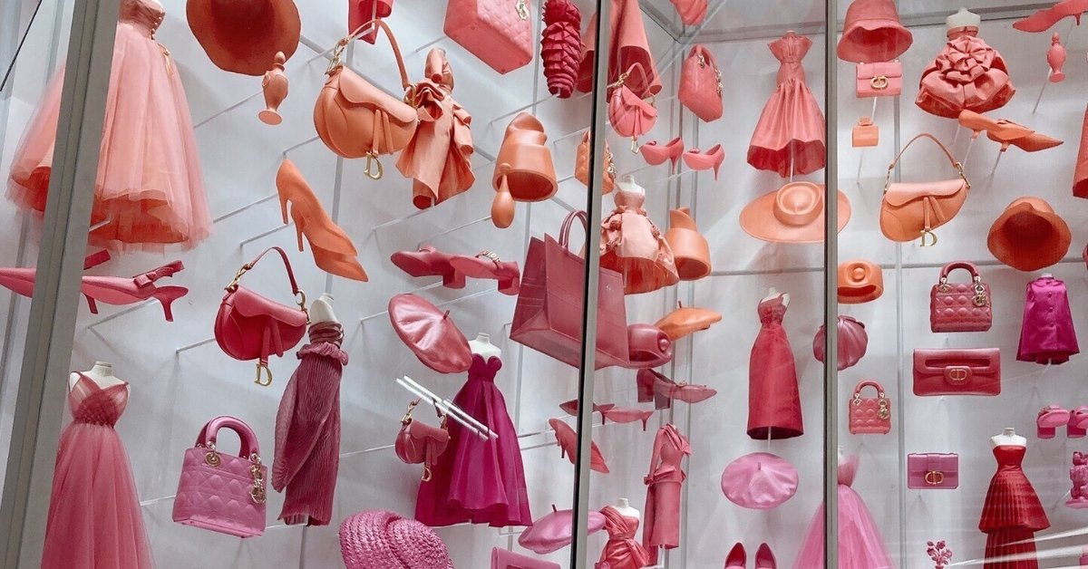 Dior グラデーションピンク ワンピース 8 Dior グラデーションピンク ワンピース 8