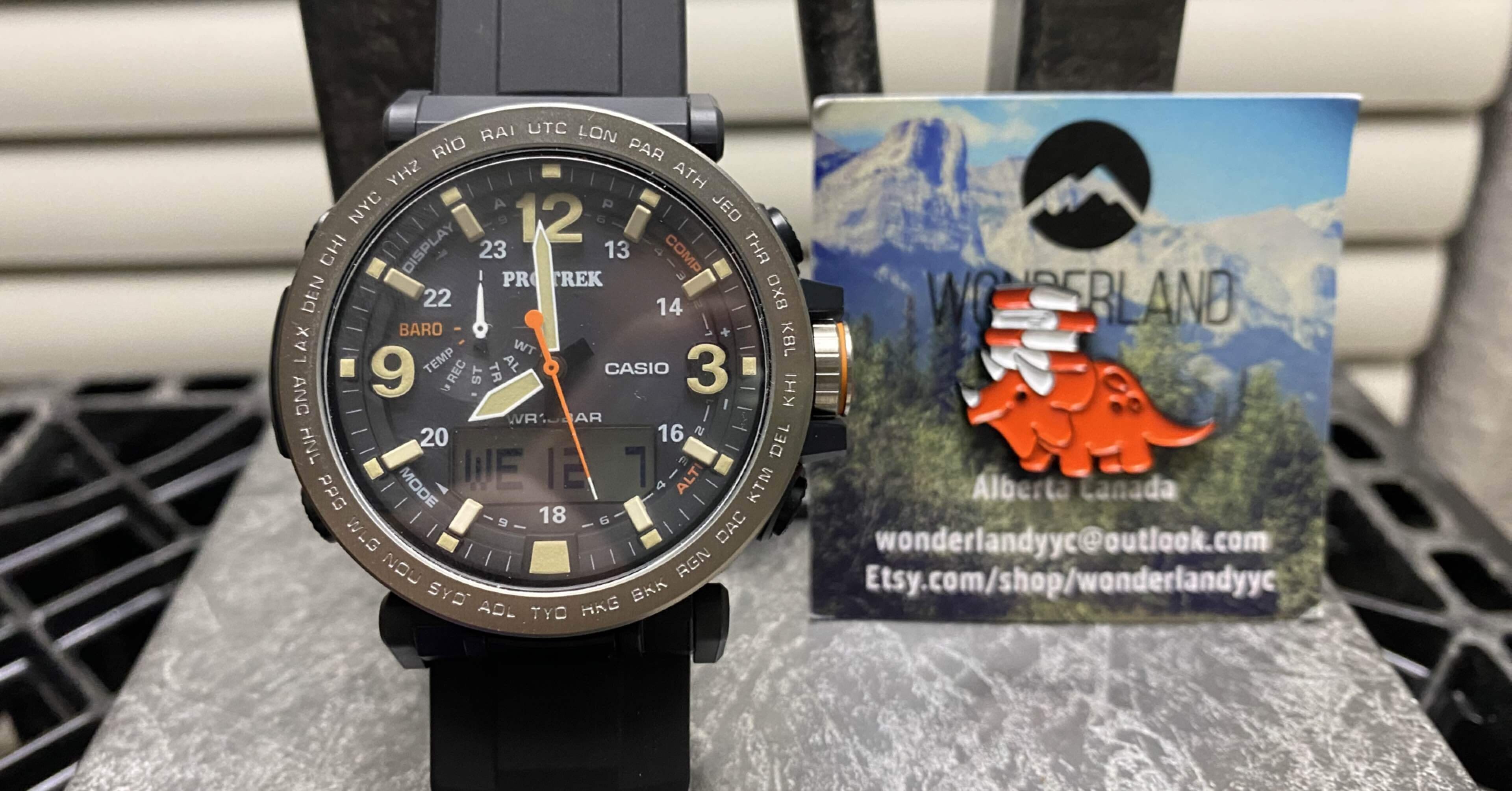 Protrek PRG-600-1CR購入してみてのレビュー。|Kenichi Canada