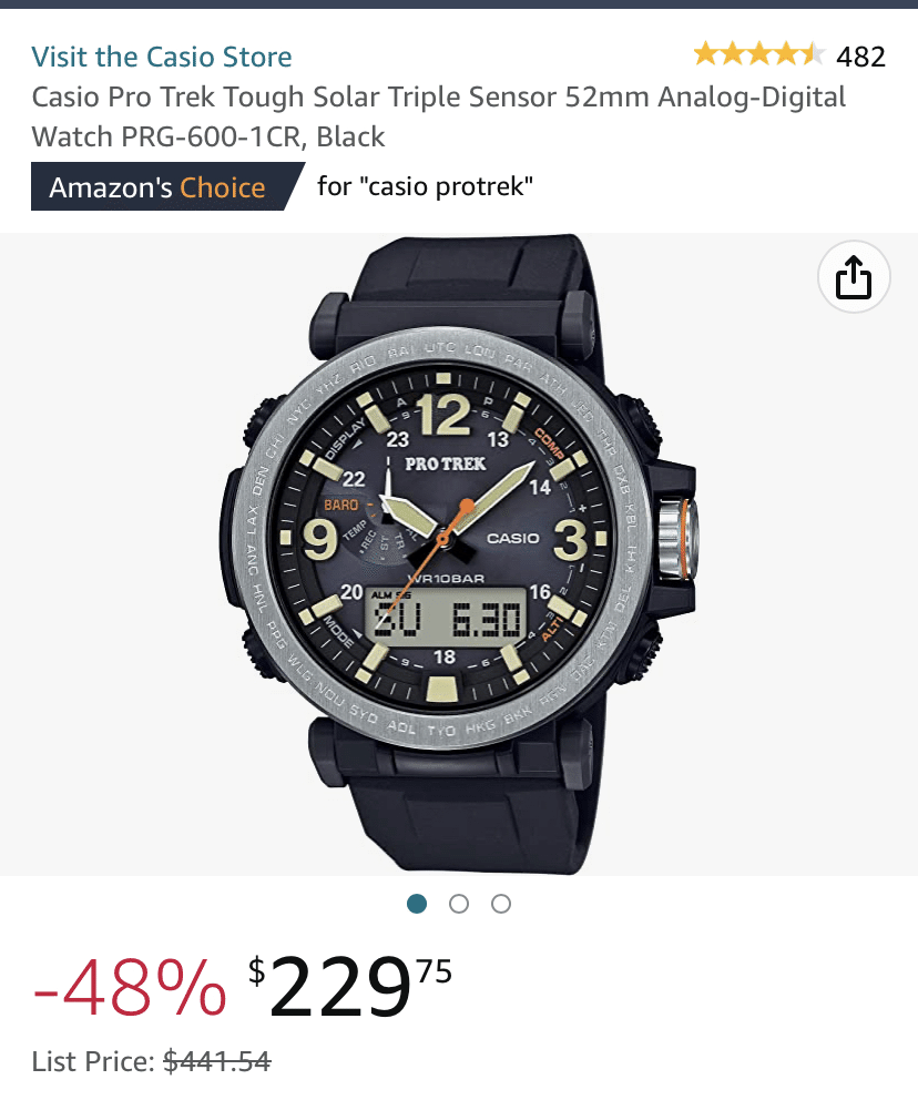 Protrek PRG-600-1CR購入してみてのレビュー。｜Kenichi Canada