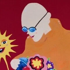 100号の大作② 人生初の大作 山を越えて｜ハッピー太陽画家小楠アキコ