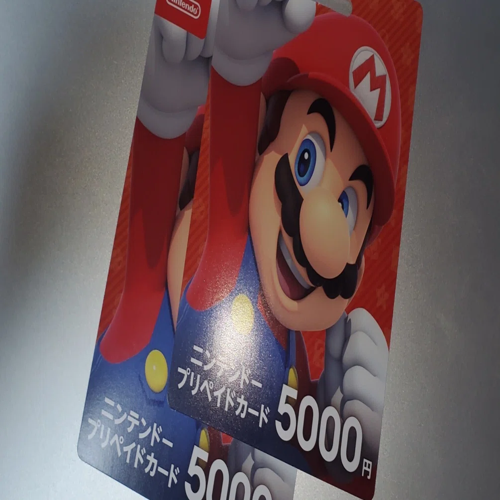 今ニンテンドープリペイドカード5,000円を買うと10%還元されてオトク