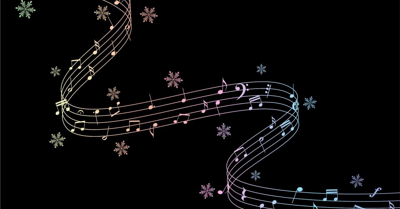 フリー素材】ポスター背景に流れる音符イラスト|erink