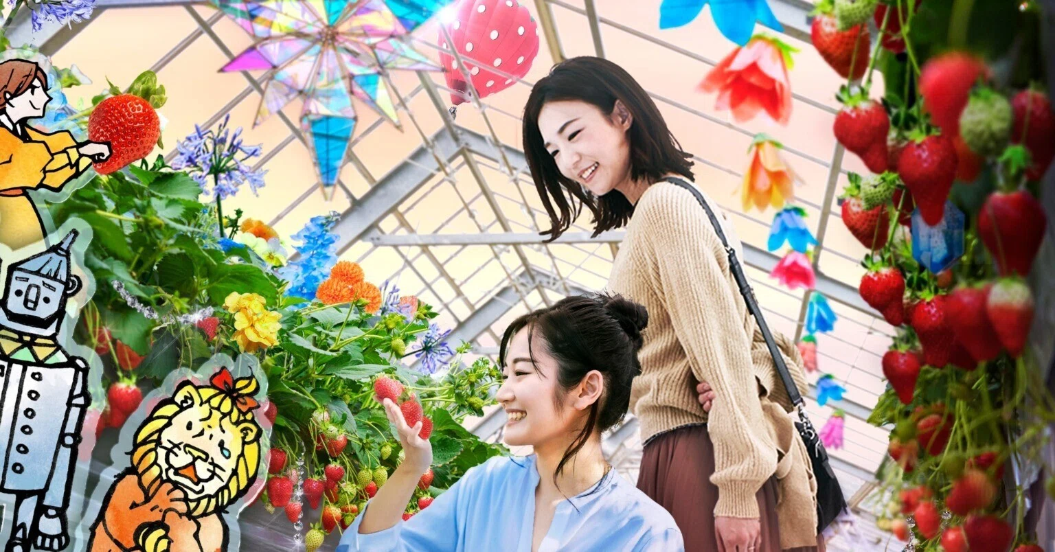 バラ園では初！いちご狩り施設がある「京成バラ園」（千葉県八千代市