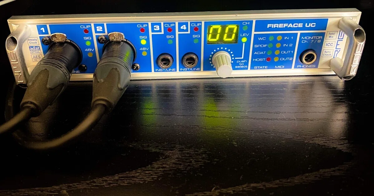 RME fireface UCX 本体・電源アダプター なおさ オーディオインターフェイ