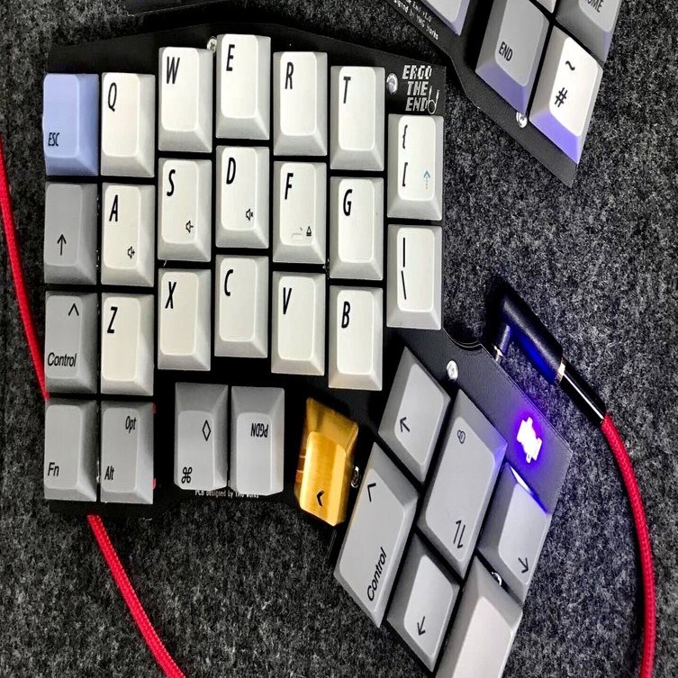自作キーボード Ergo The End Custom