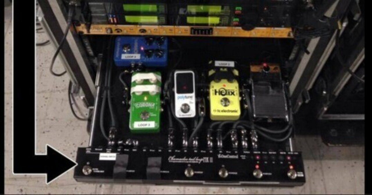 アンスラックスのスコット・イアンがOne Control Chamaeleo Tail Loop