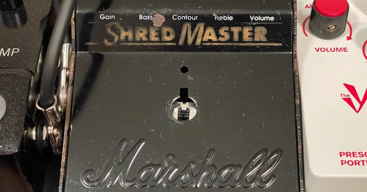 修理雑記 -Marshall Shred Master-｜Fake
