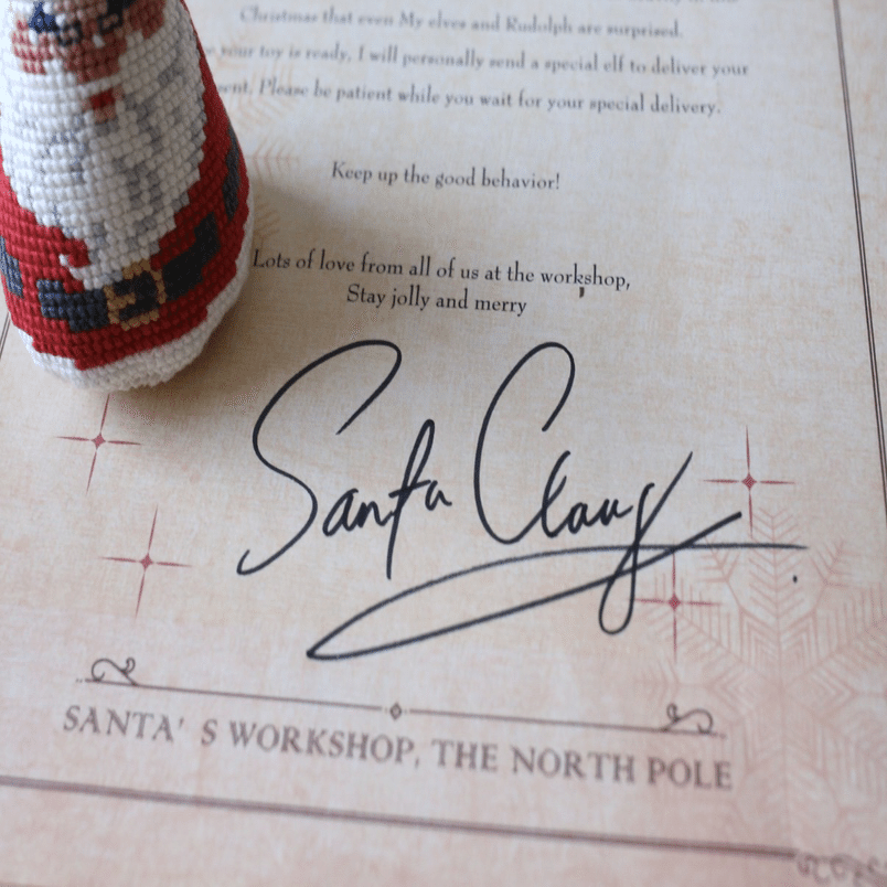 サンタさんの代筆をお願いします。｜宗のりこ