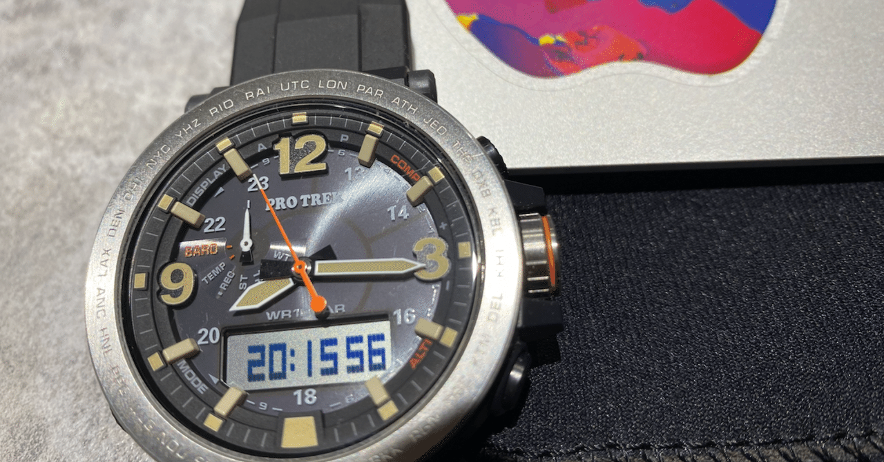 PROTREK PRG-600の誤差 【アナログとデジタル間の時差調整