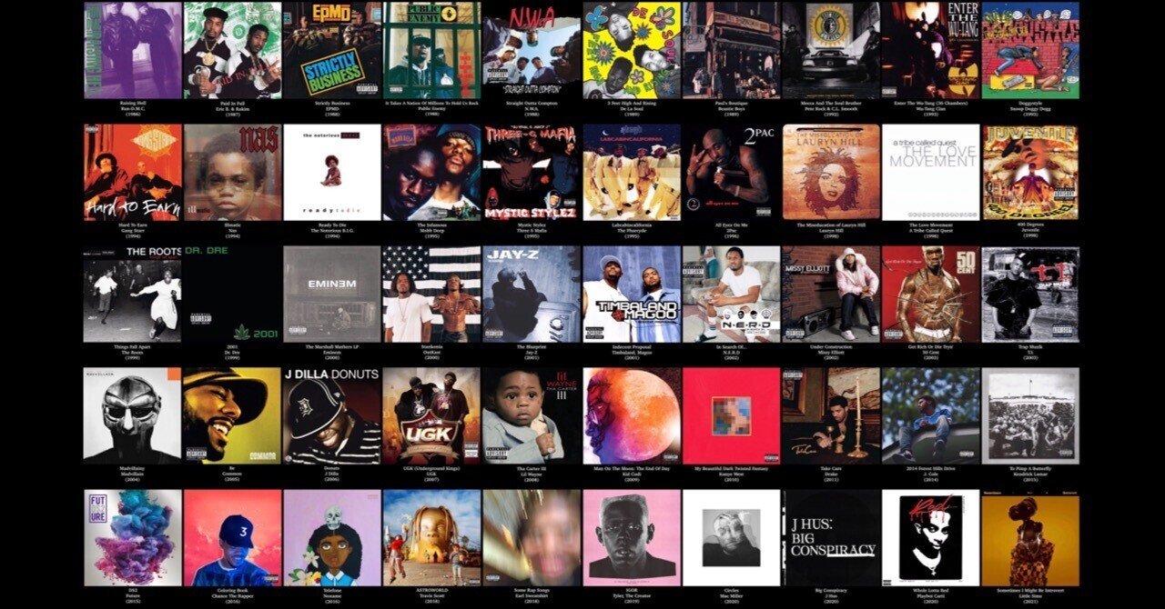 All-Time Greatest Hip Hop - ヒップホップ50選｜鳥羽
