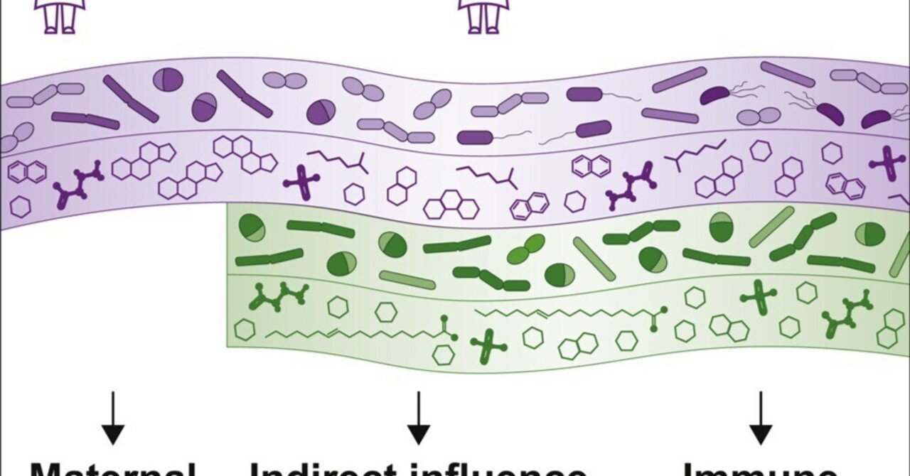母体マイクロバイオームからの移動性遺伝要素が乳児の腸内微生物の集合と代謝を形成する｜哉百名