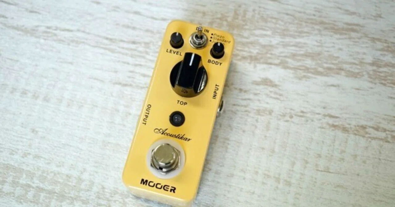アナログ回路のアコースティックシミュレーター！MOOER ACOUSTIKAR