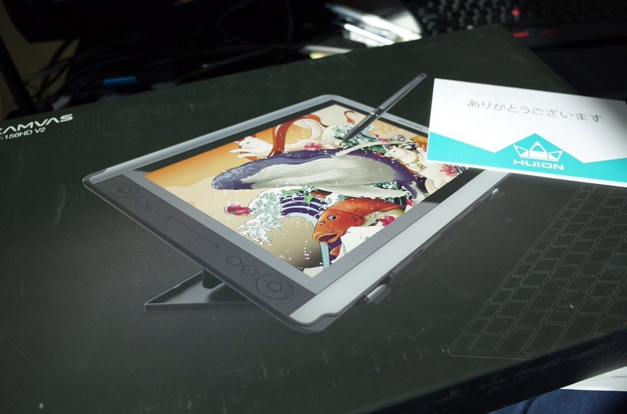 HUION Kamvas GT-156(2021)タブレット タッチ可 15.6 Kamvas Pro 16 Graphic 15.6-inch Drawing Pen Display | Huion