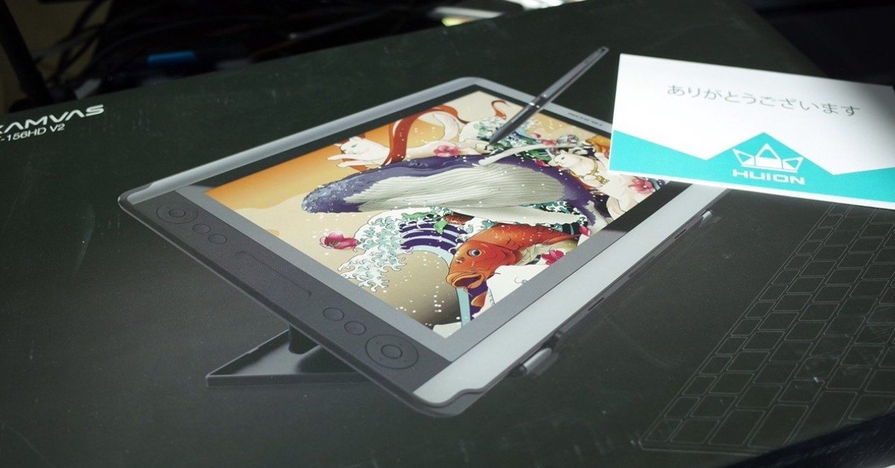 HUION KAMVAS GT-156HD V2 液タブ 使用している液タブ HUION Kamvas GT-156HDV2｜MIRA