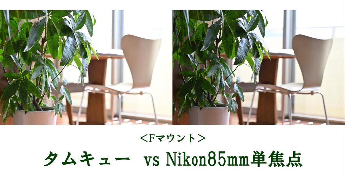 Tamron 90mm MACRO vs AF-S 85mmmm（レンズ比較⑦）｜何でも正直